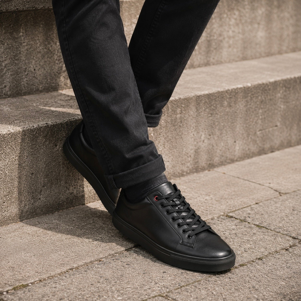 Rome Classic Leather Sneakers - The Heels India