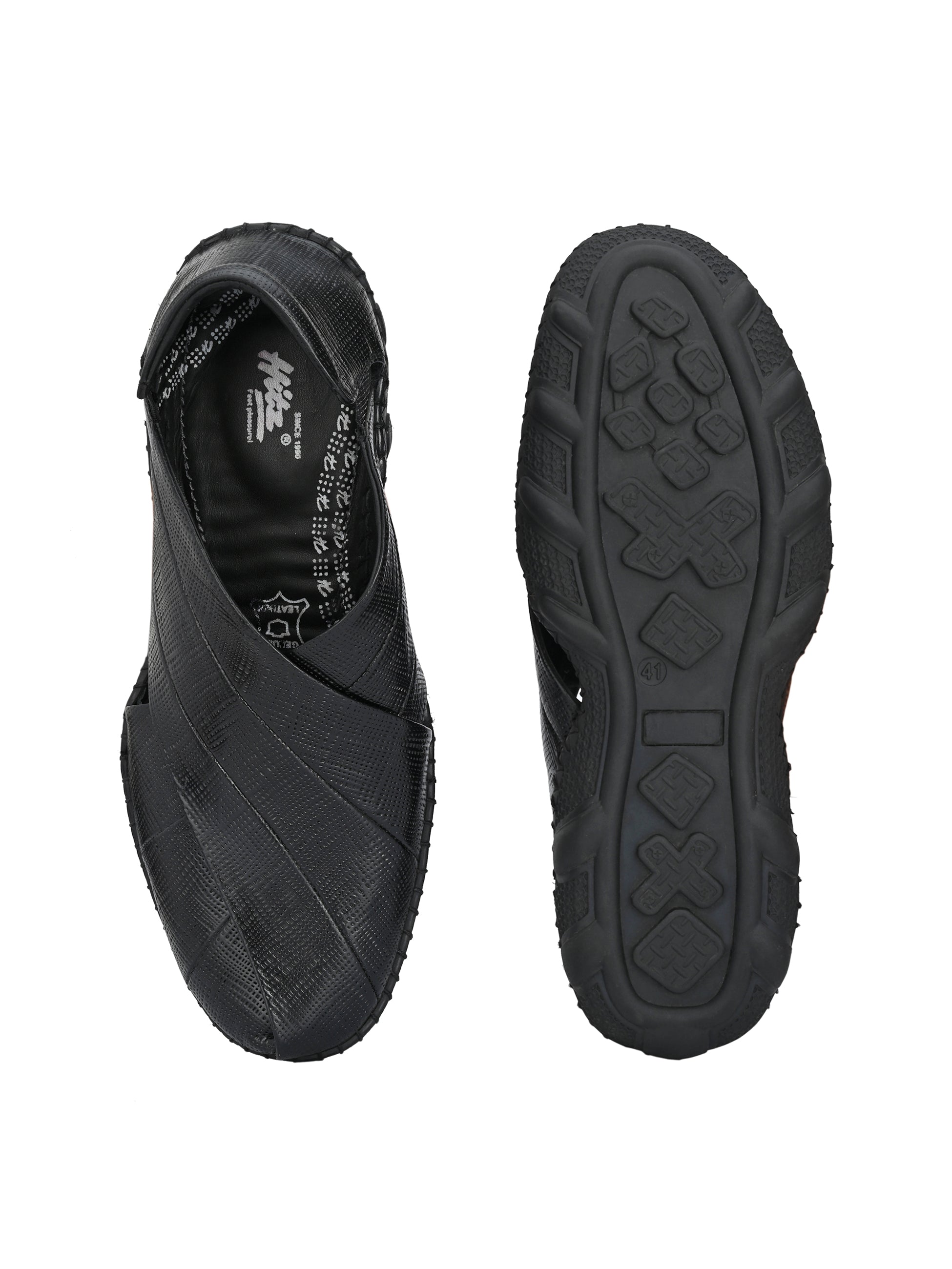 Caspian Leather Ethnic Slip-ons