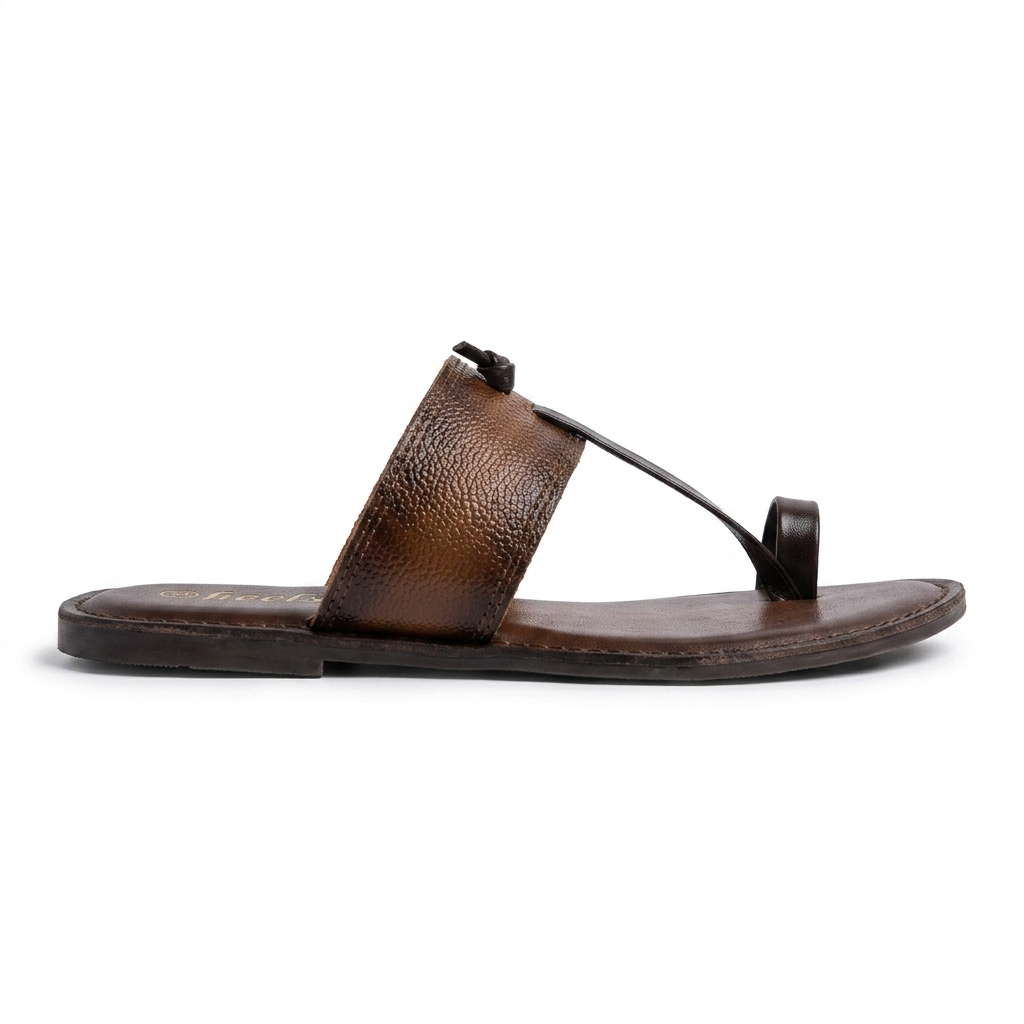 Blake Leather Thumb Kohlapuri Slippers