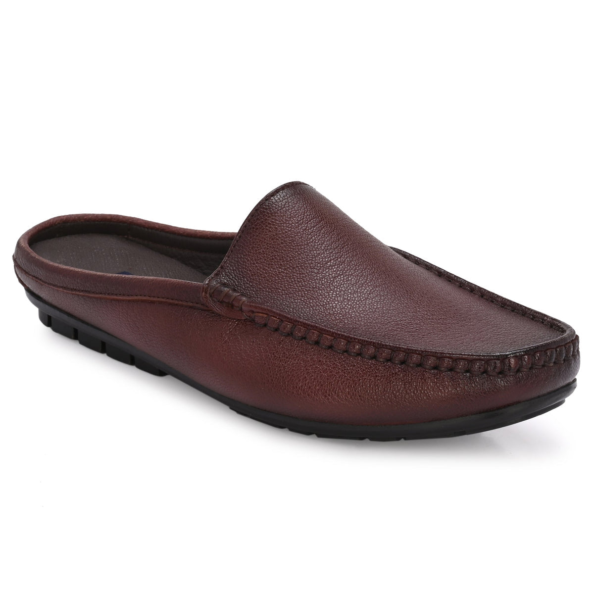 Flint Leather Casual Slip-On Mules