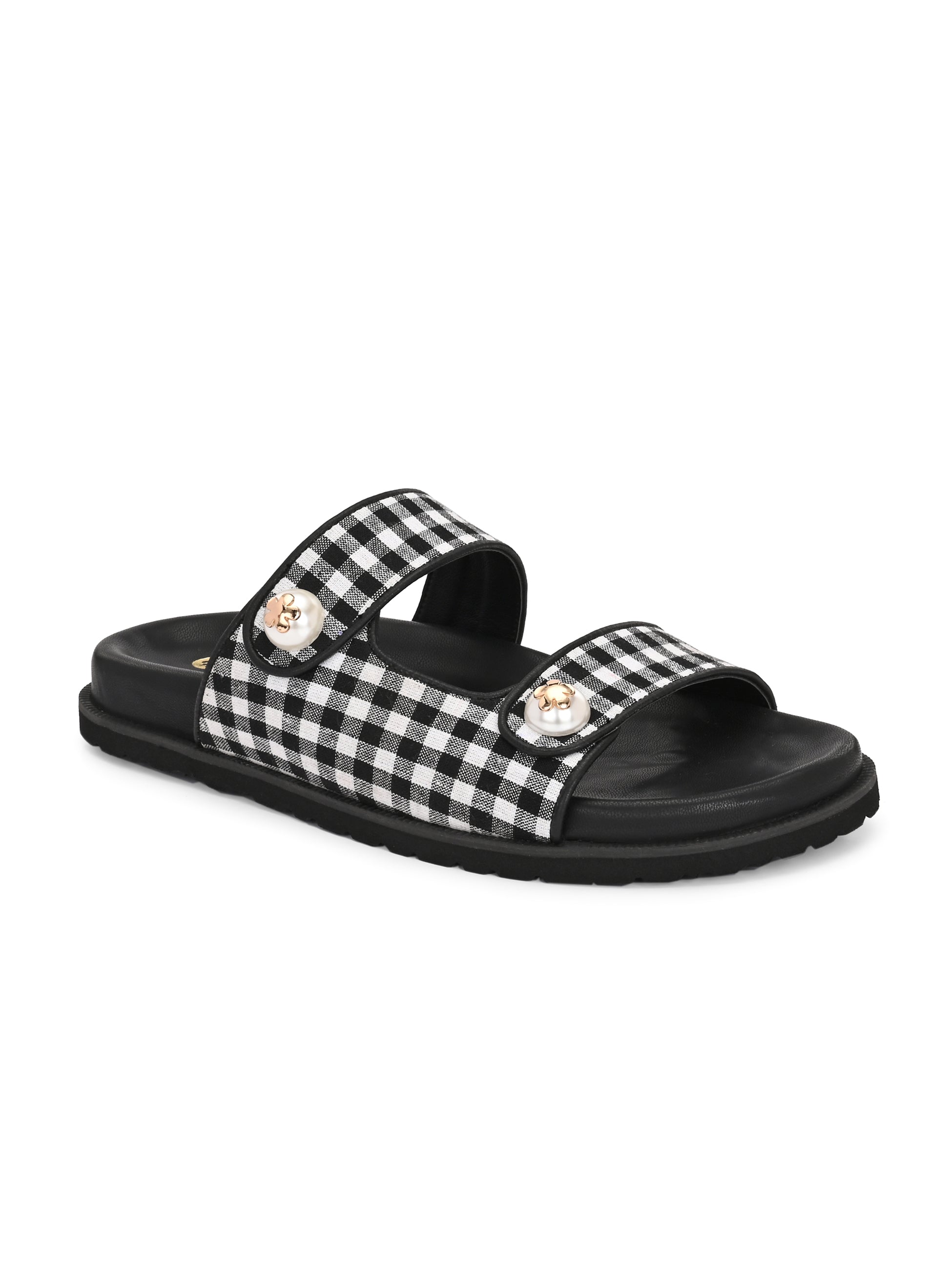 Athena Pipin Strappy Sliders