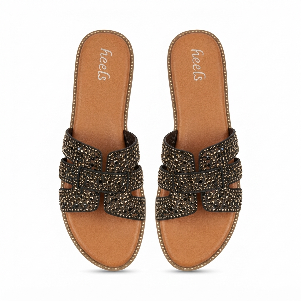 Frosta Bling Cushioned Sliders
