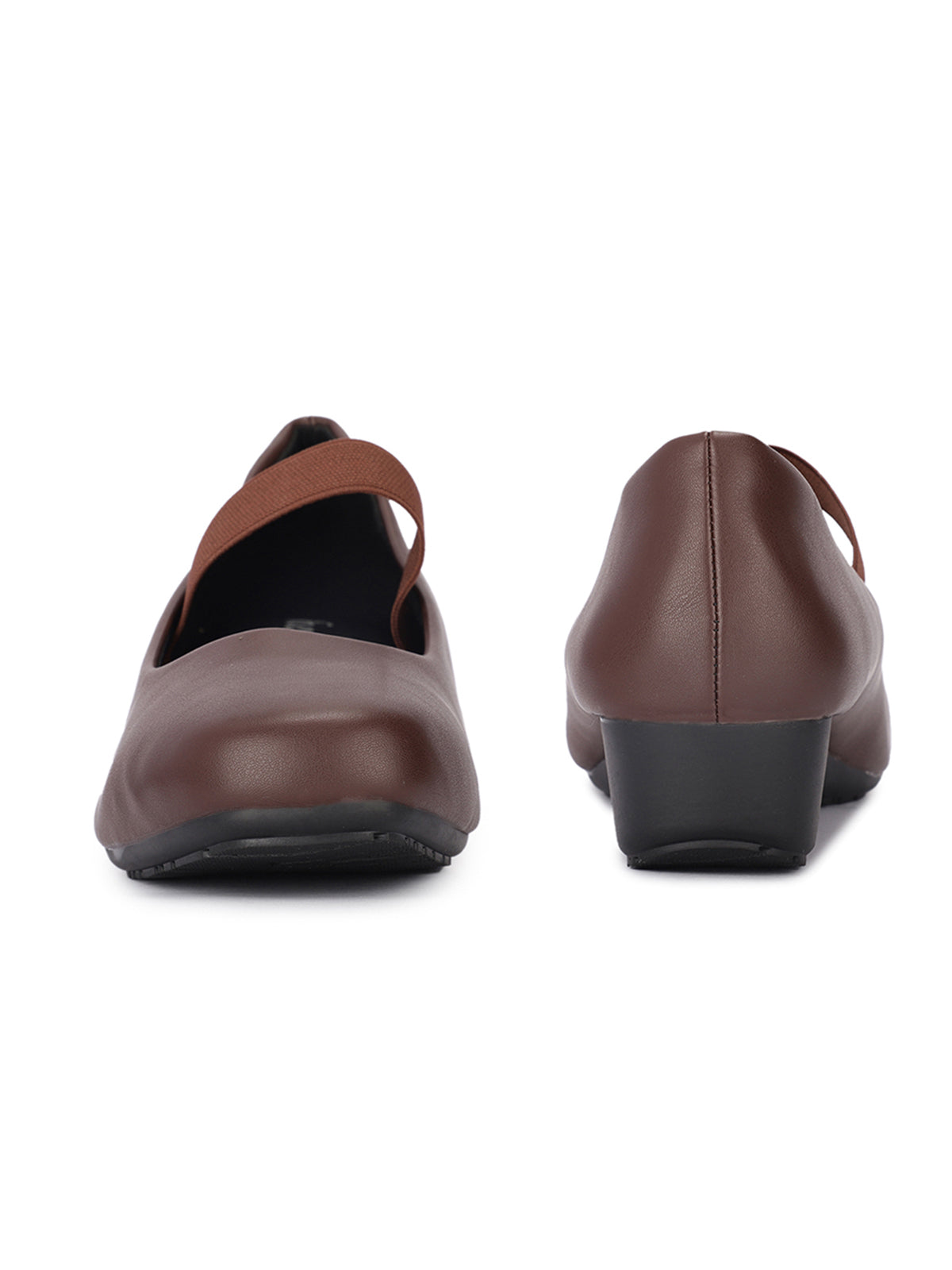 Kyra Elastic Strap Wedge Ballerinas