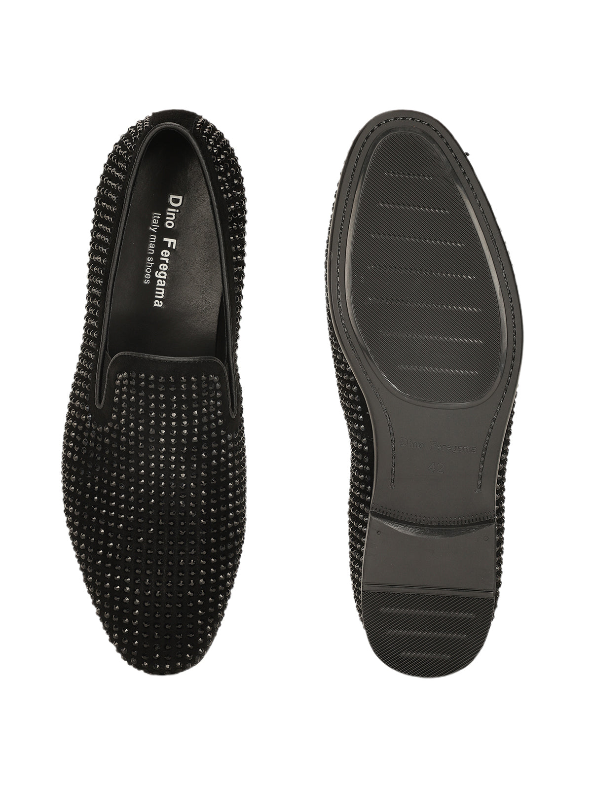 Bruyne Bling Party Formal Leather Slip Ons