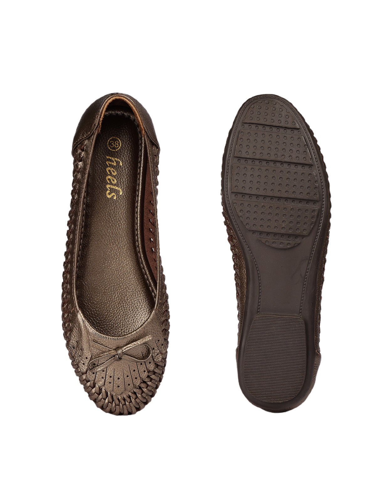 Felipe Leather Fringe Ballerinas