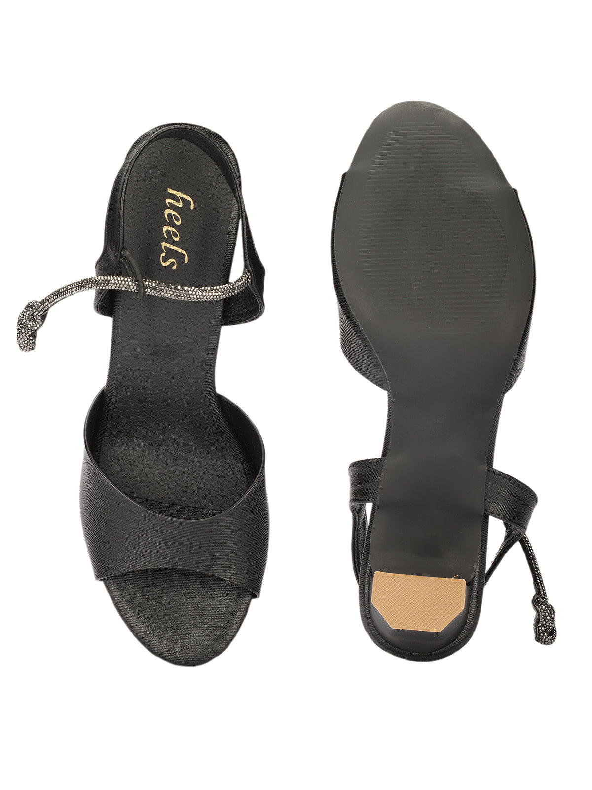 Zanetti Block Heel Peep Toe Sandals