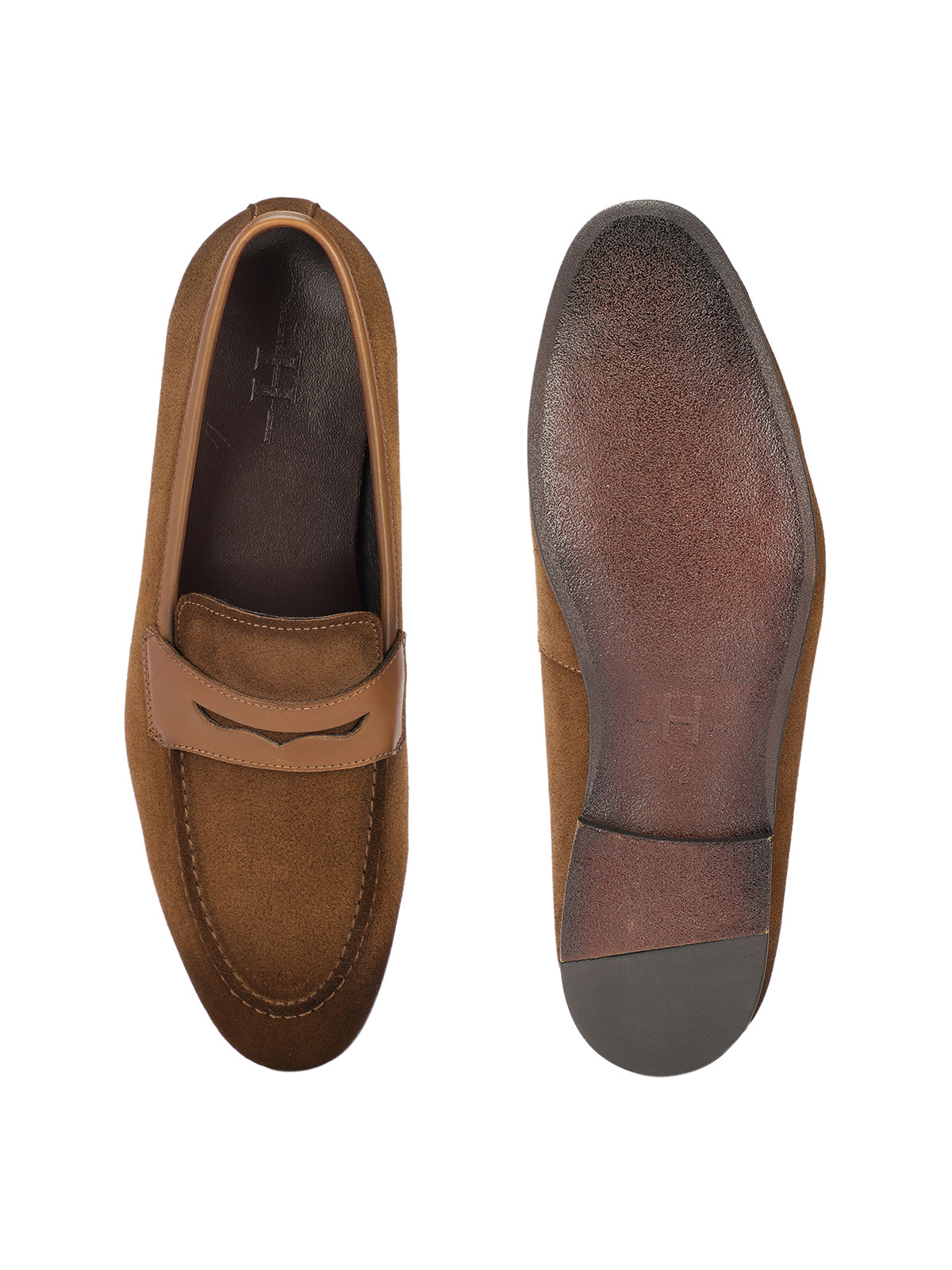 Renato Suede Leather Penny Loafers
