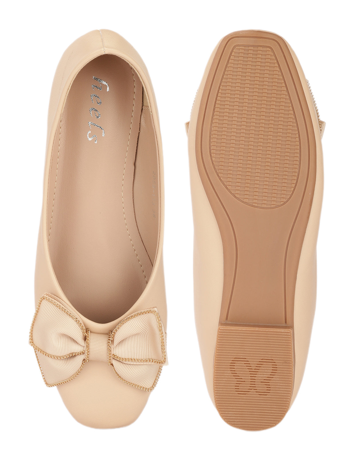 Belinda Bow Flat Ballerinas - The Heels India