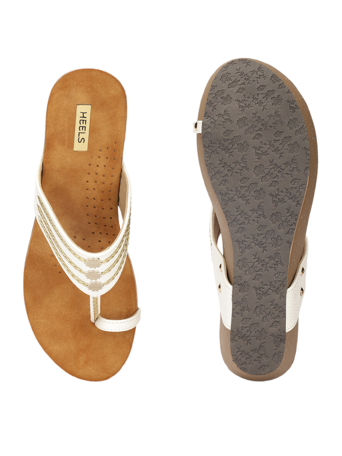 Zehra Wedge Heel Kohlapuris