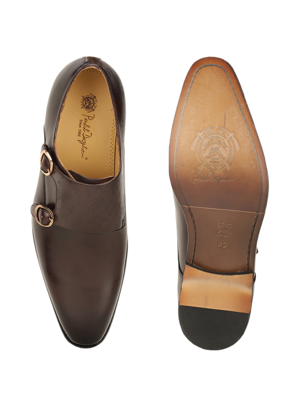 Fredrick Premium Leather Double Monk Strap