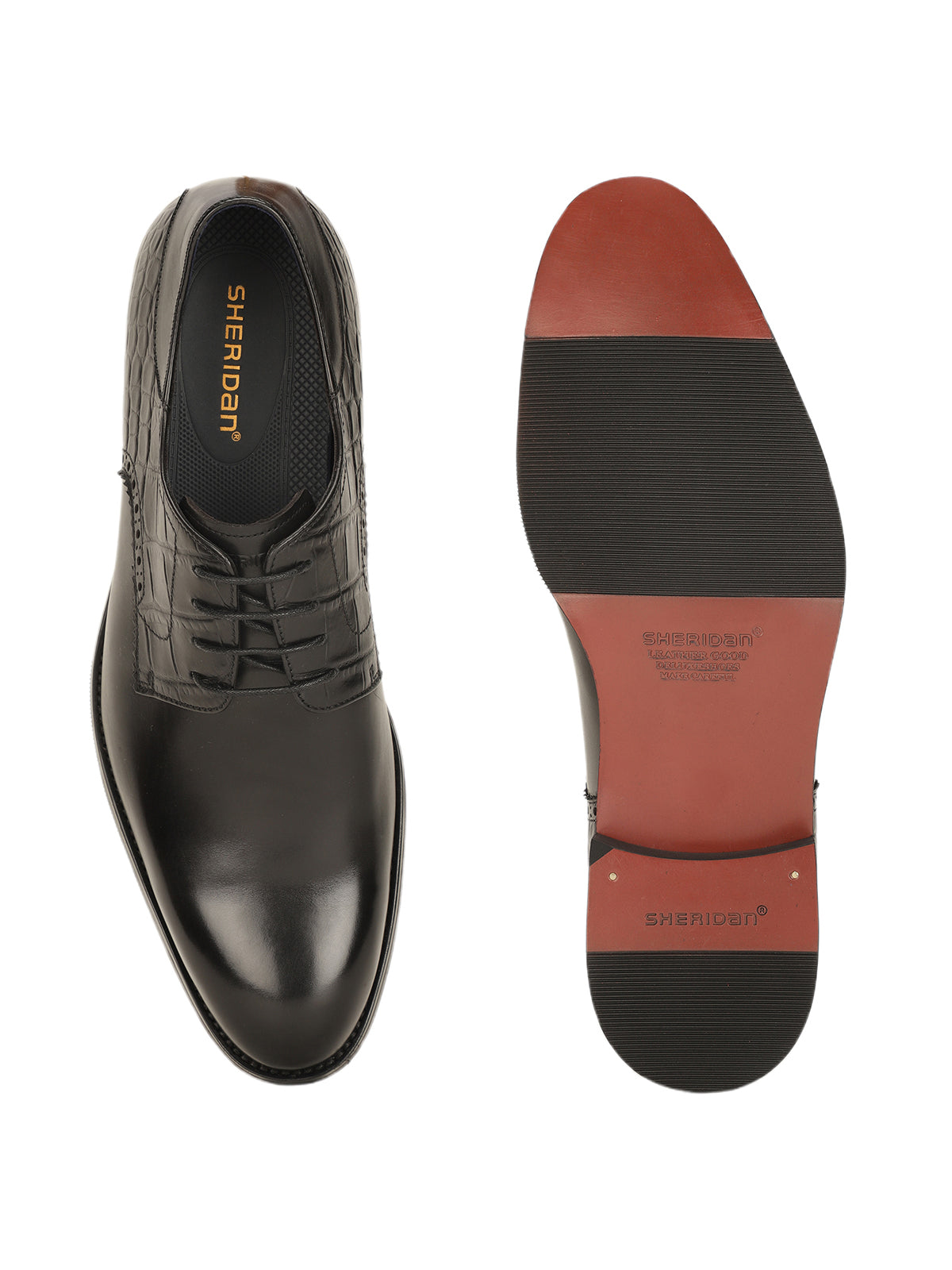 Lewis Premium Leather Luxury Lace Up Derby Shoes