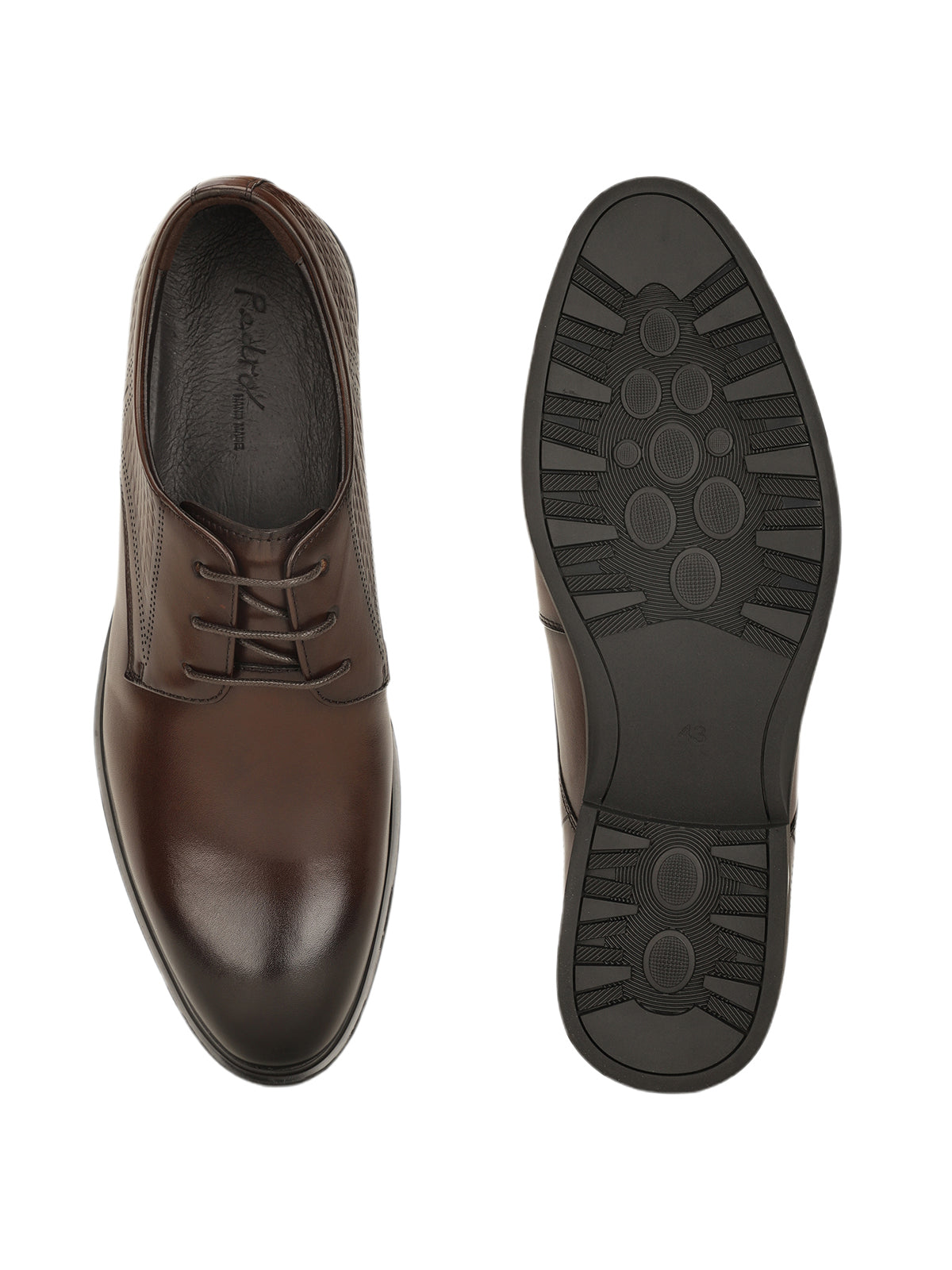 Floyd Premium Leather Lace Up Derby Shoes