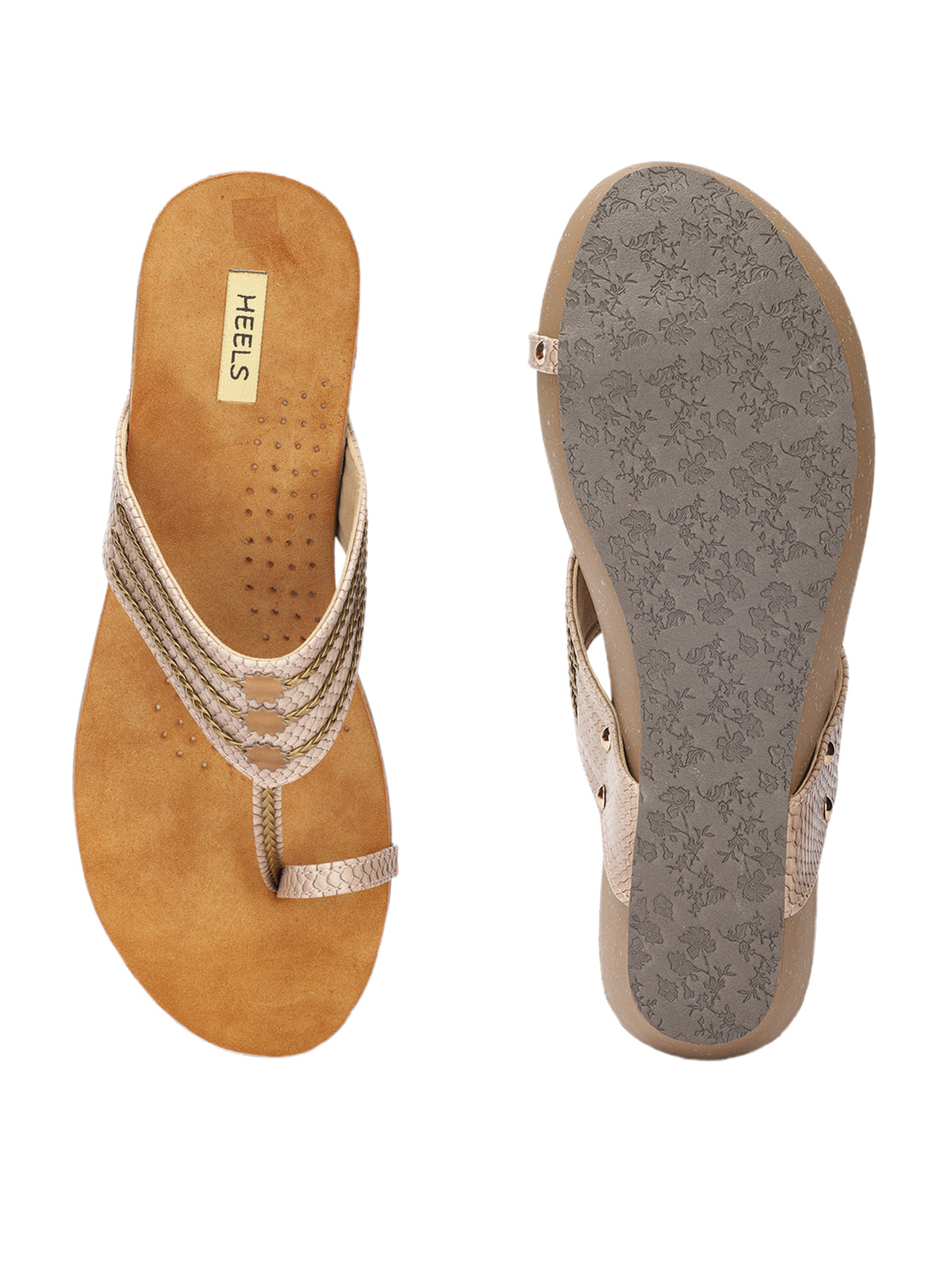 Zehra Wedge Heel Kohlapuris - The Heels India