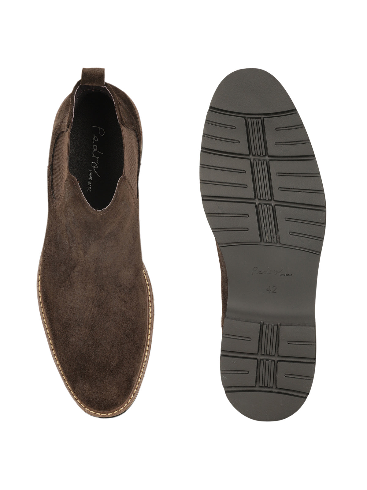 Leister Premium Suede Leather Chelsea Boots