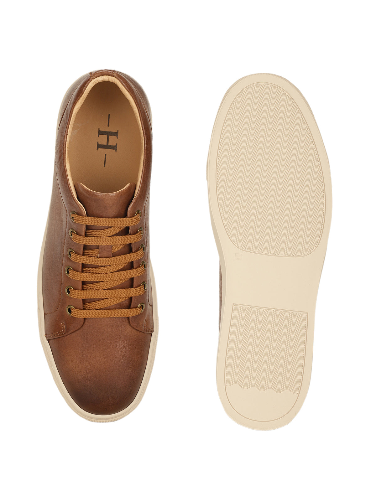 Endrick Premium Leather Lace Up Sneakers