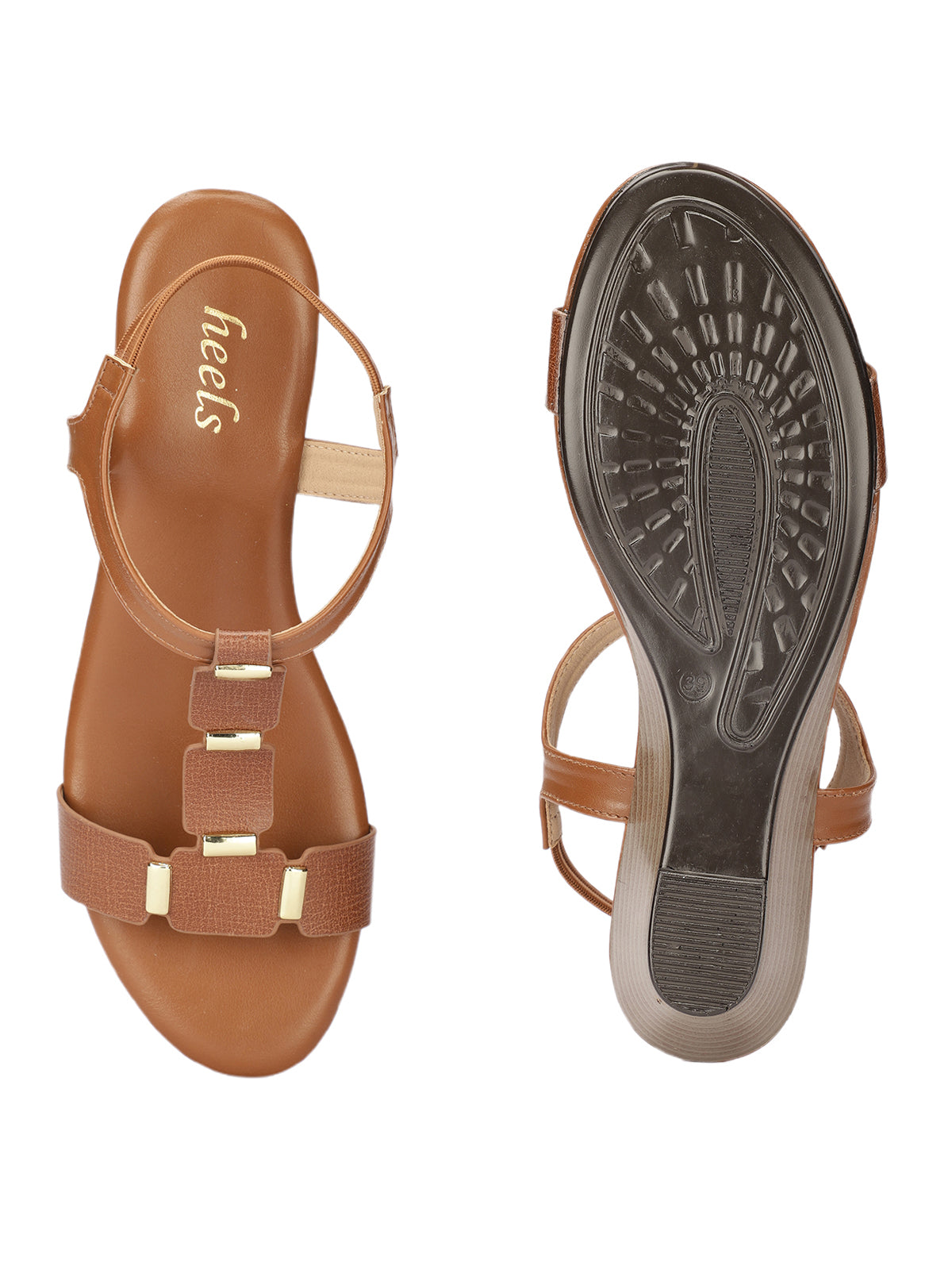 Connie Wedge Heel Peep-toe Sandals