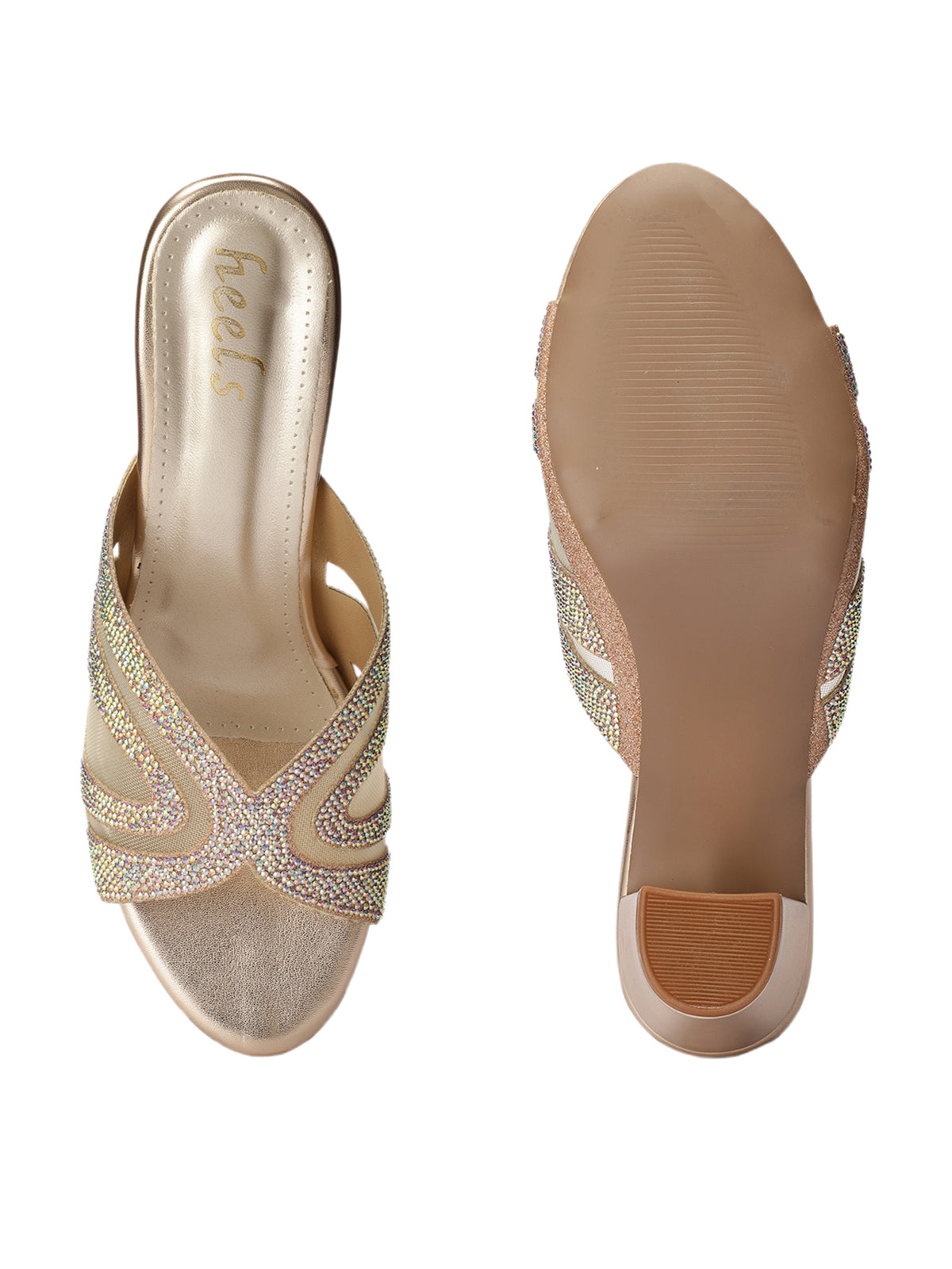 Russo Bling Party Block Heels Muse