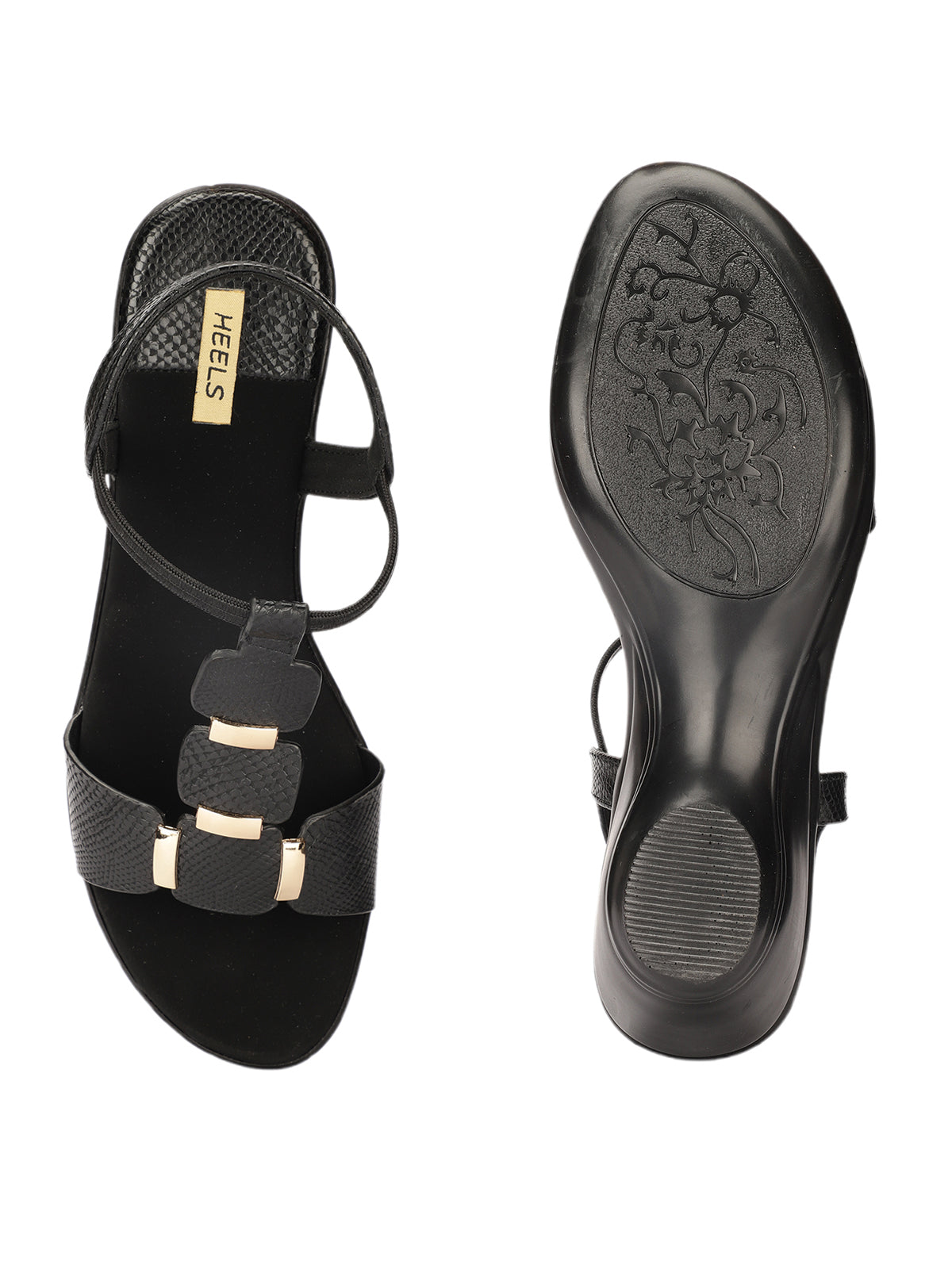 Clarionne Elastic Wedge Heel Sandals