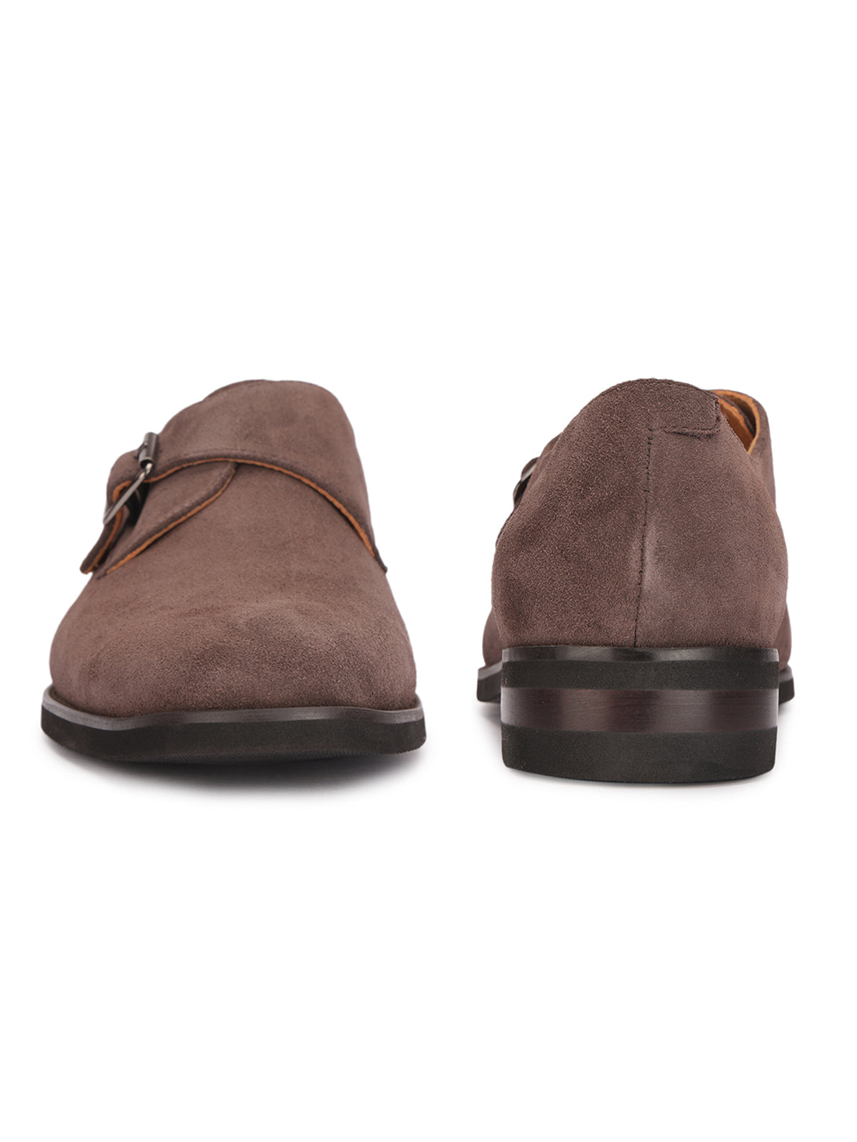 Salvatore Suede Leather Monk Strap