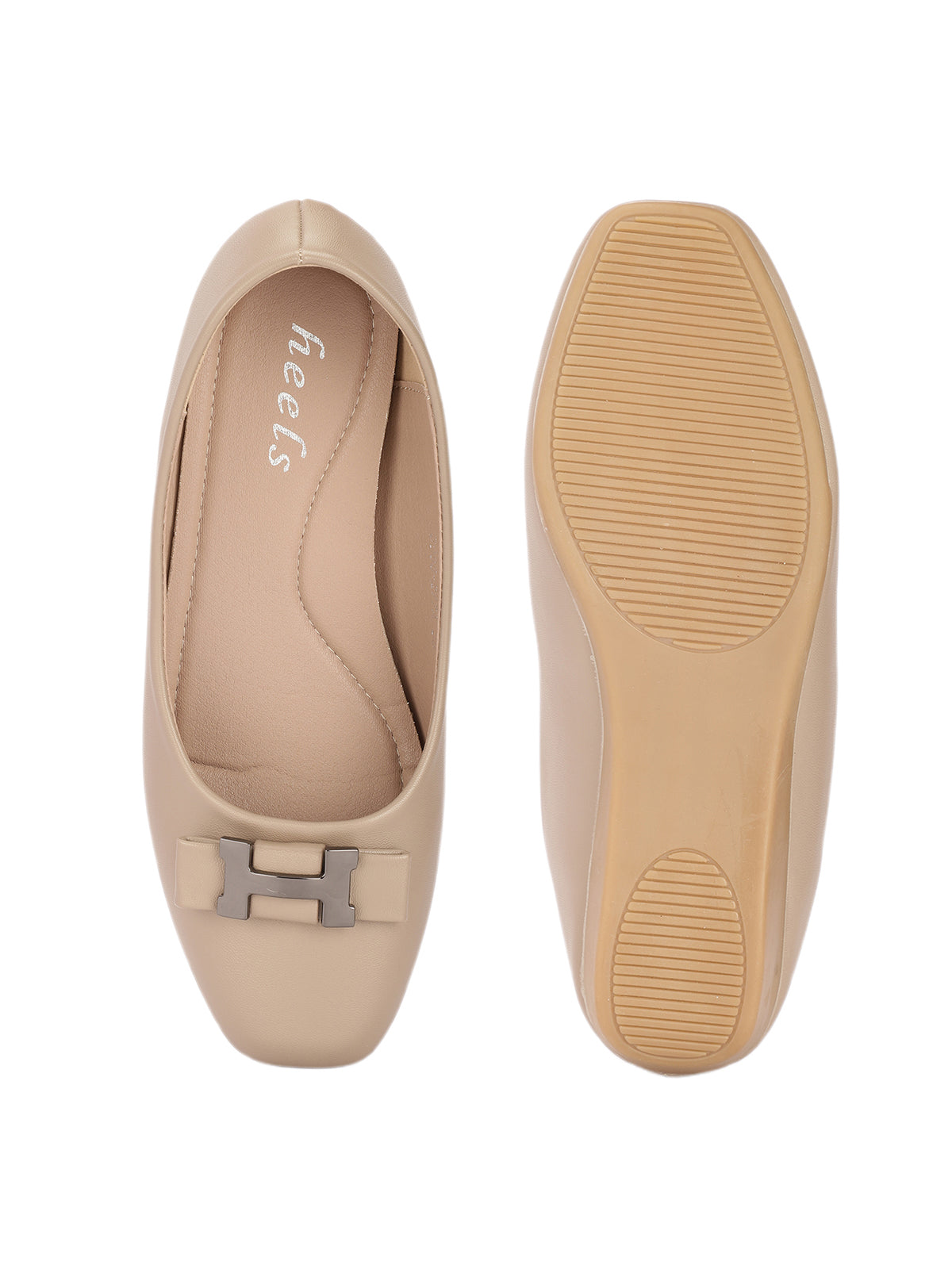 Pisa Buckled Bow Flat Ballerinas