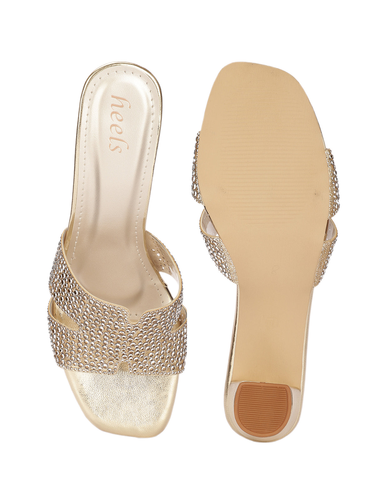 Helene Bling Block Heel Muse