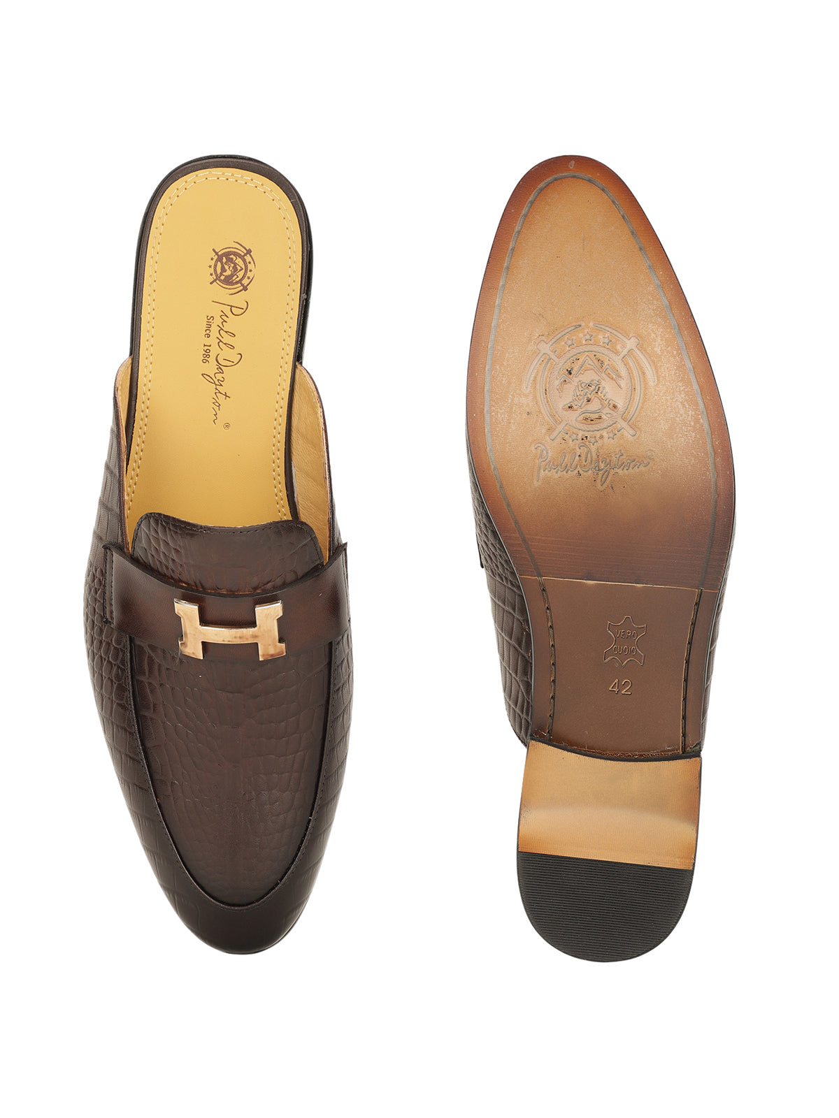 Marcus Premium Leather Mules