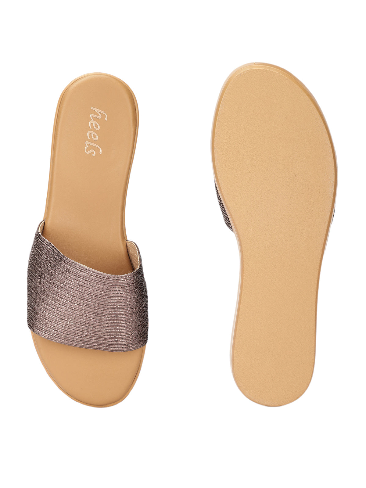 Georgia Cushioned Wedge Platform Sliders - The Heels India