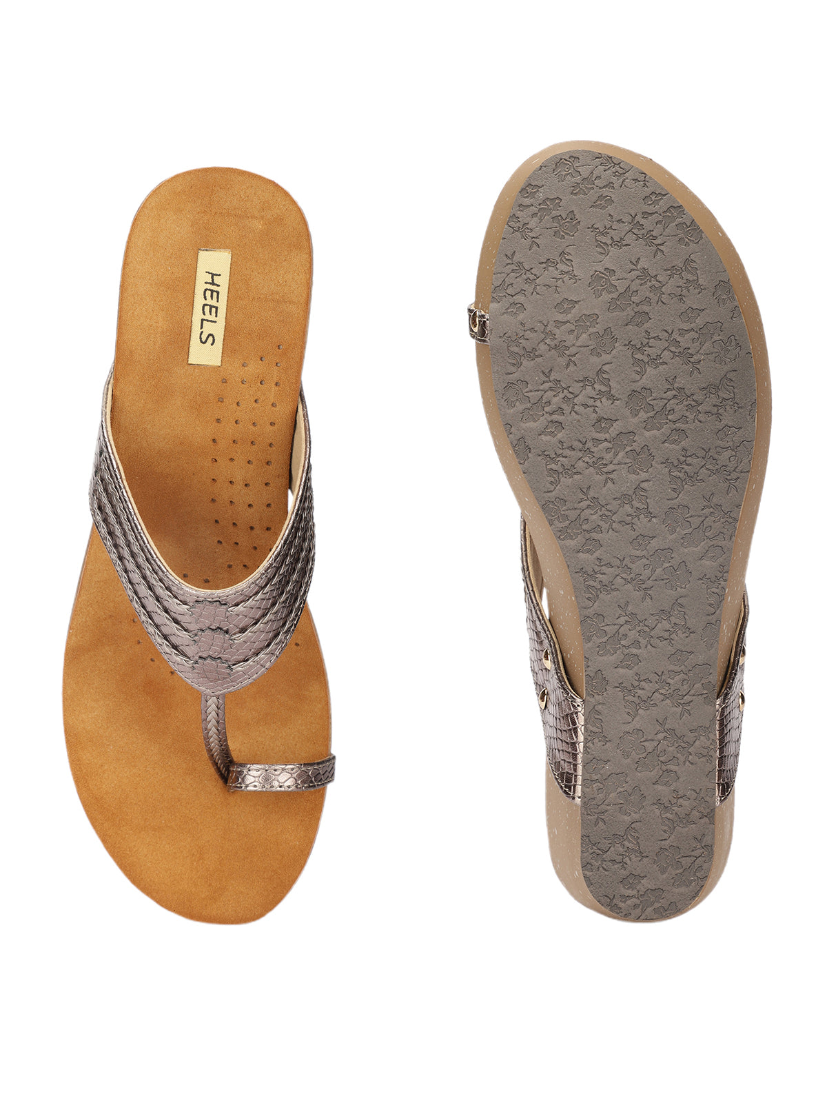 Zehra Wedge Heel Kohlapuris