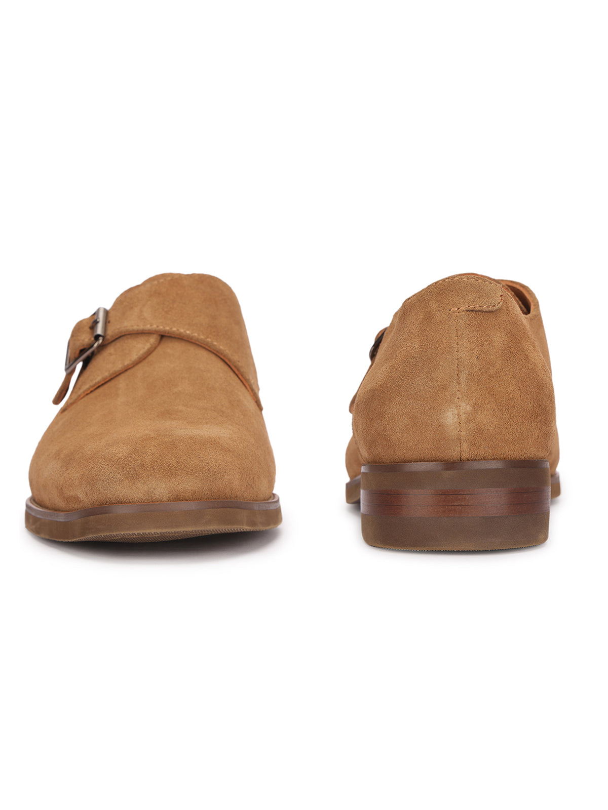 Salvatore Suede Leather Monk Strap