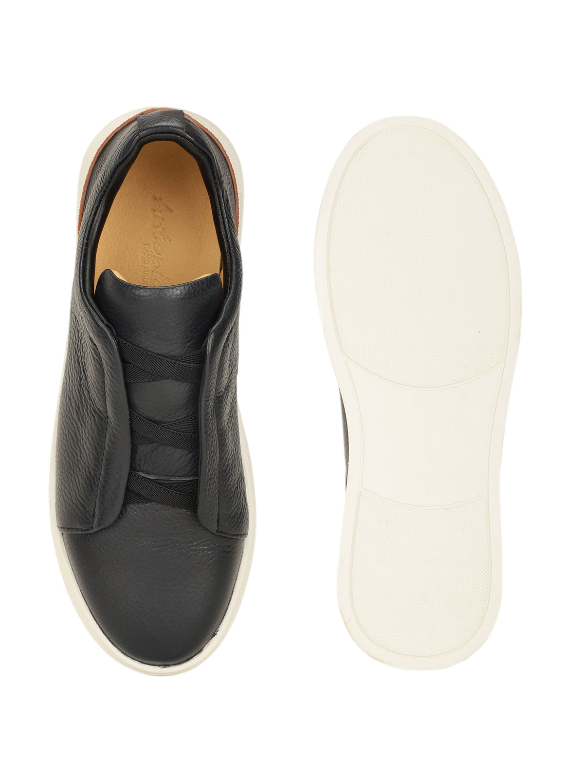 Lorente Elastic Premium Leather Sneakers