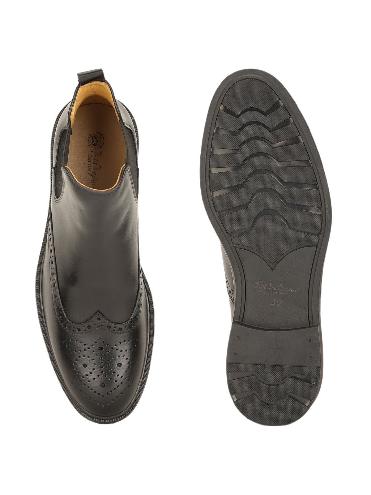 Noir Premium Leather Chelsea Boots