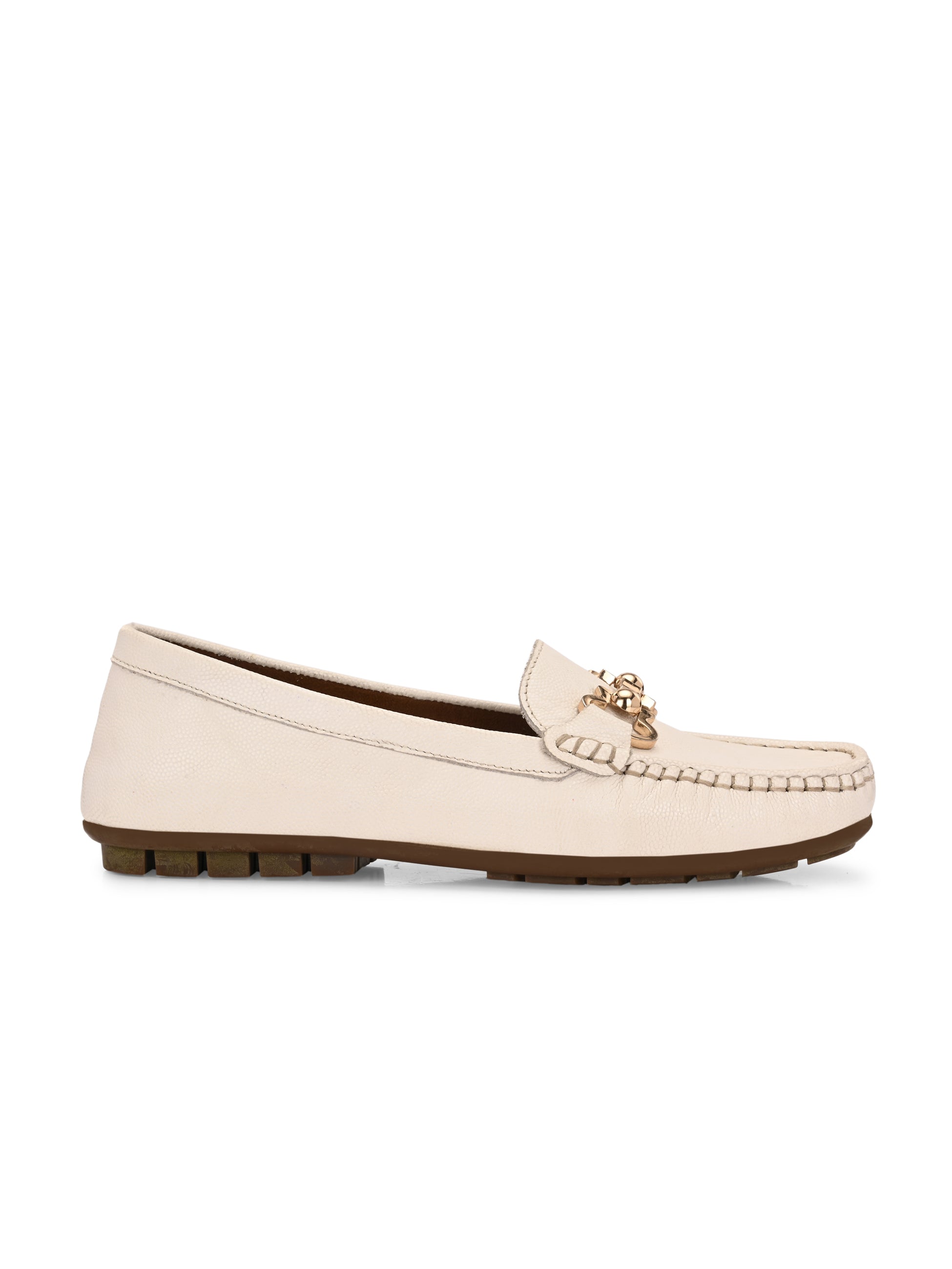 Lexi Cushioned Leather Loafers - The Heels India