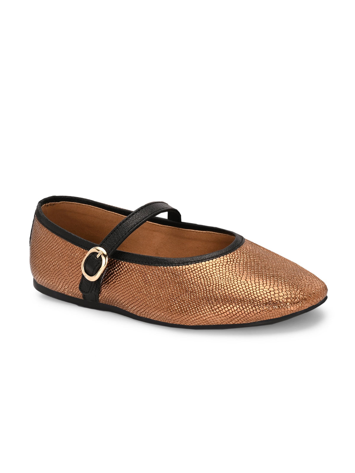 Crimson Leather Mary Janes