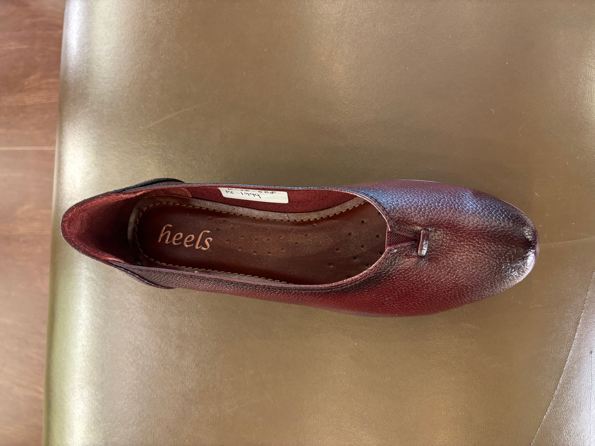 Kylie Leather Everyday Wedge Ballerinas