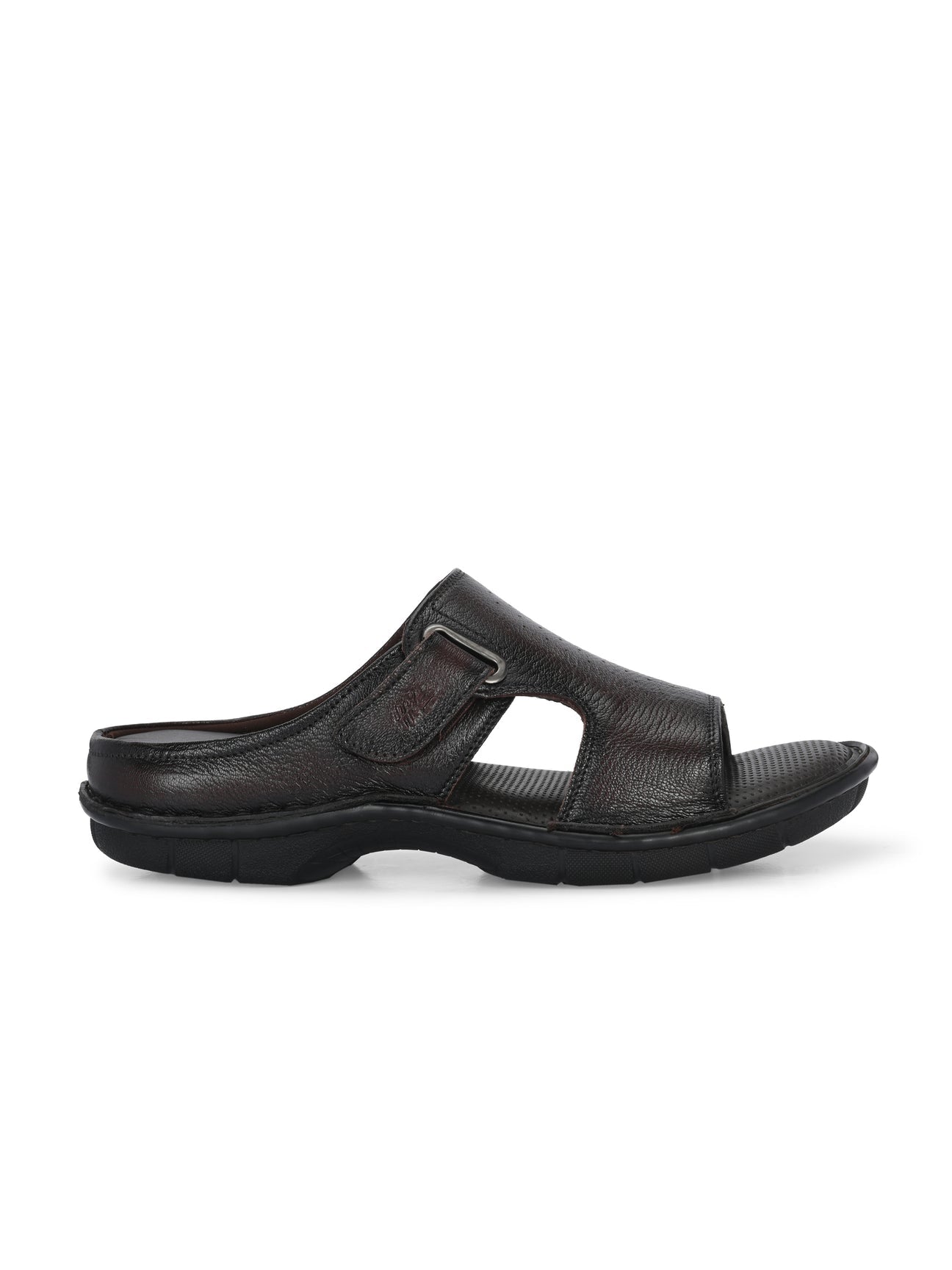 Declan Leather Velcro Cushion Slippers - The Heels India