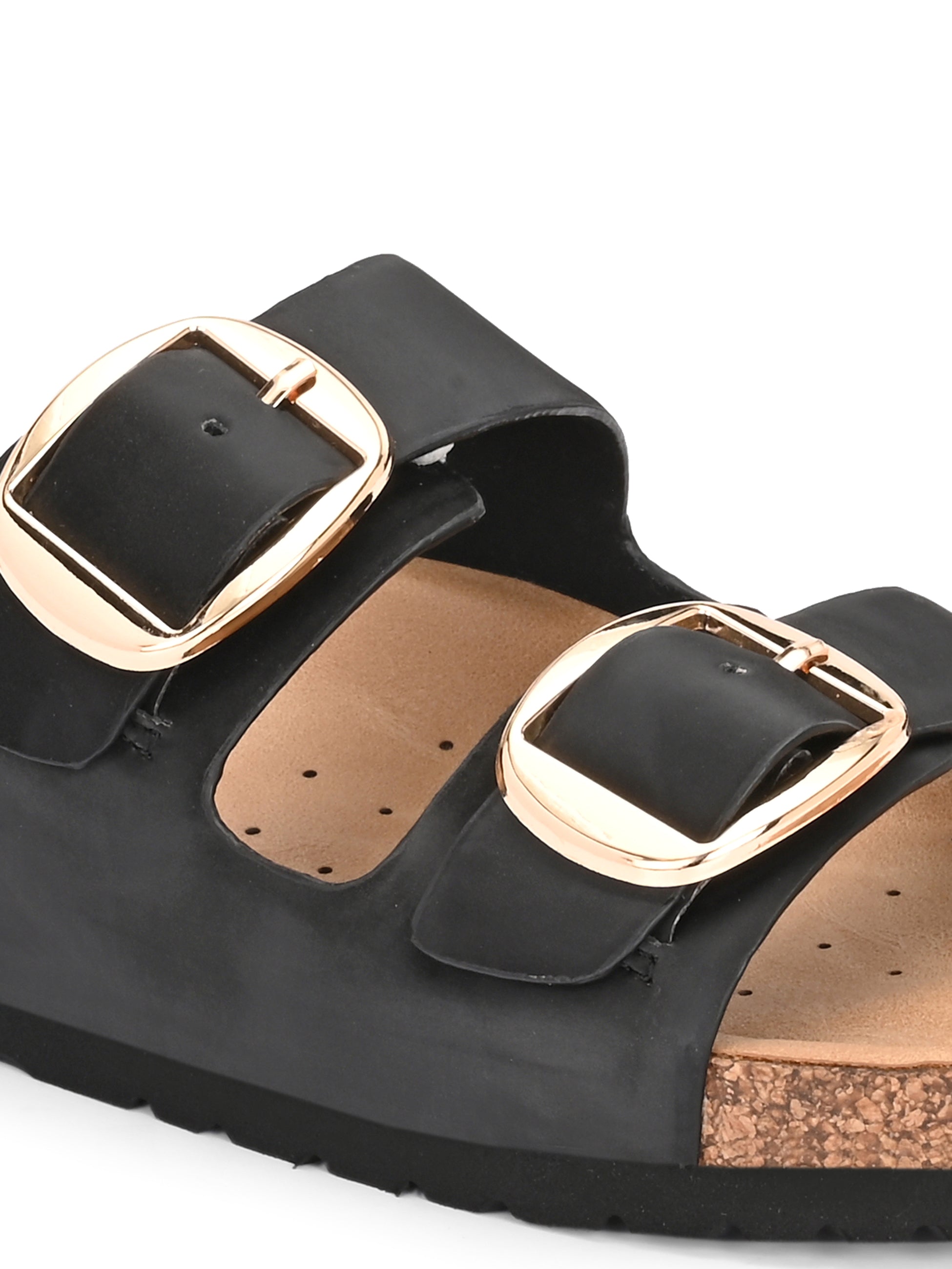 Bianca Double Strap Sliders