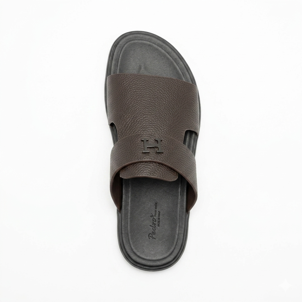 Edward Premium Leather Sliders