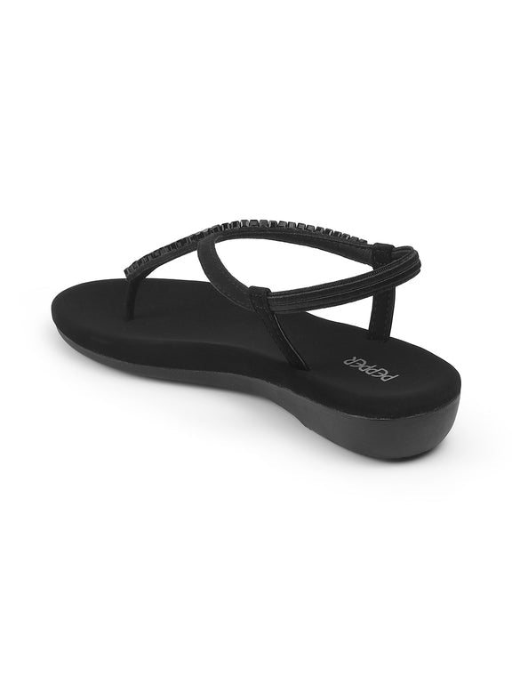 Carmen Cushioned Elastic Sandals