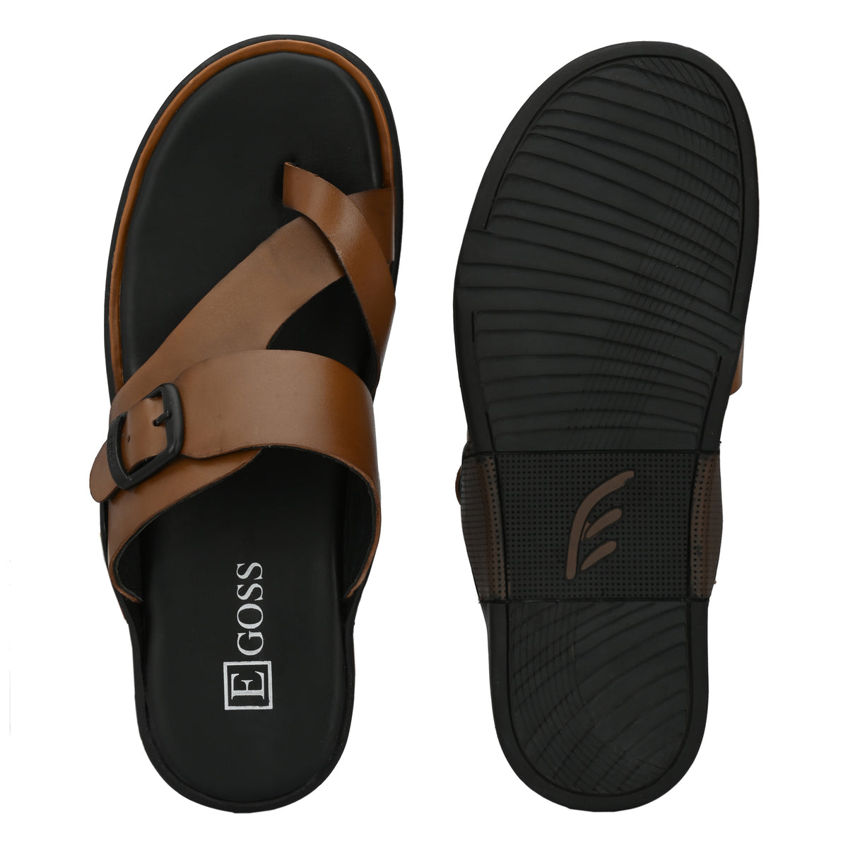 Vance Cushion Leather Thumb Slippers - The Heels India