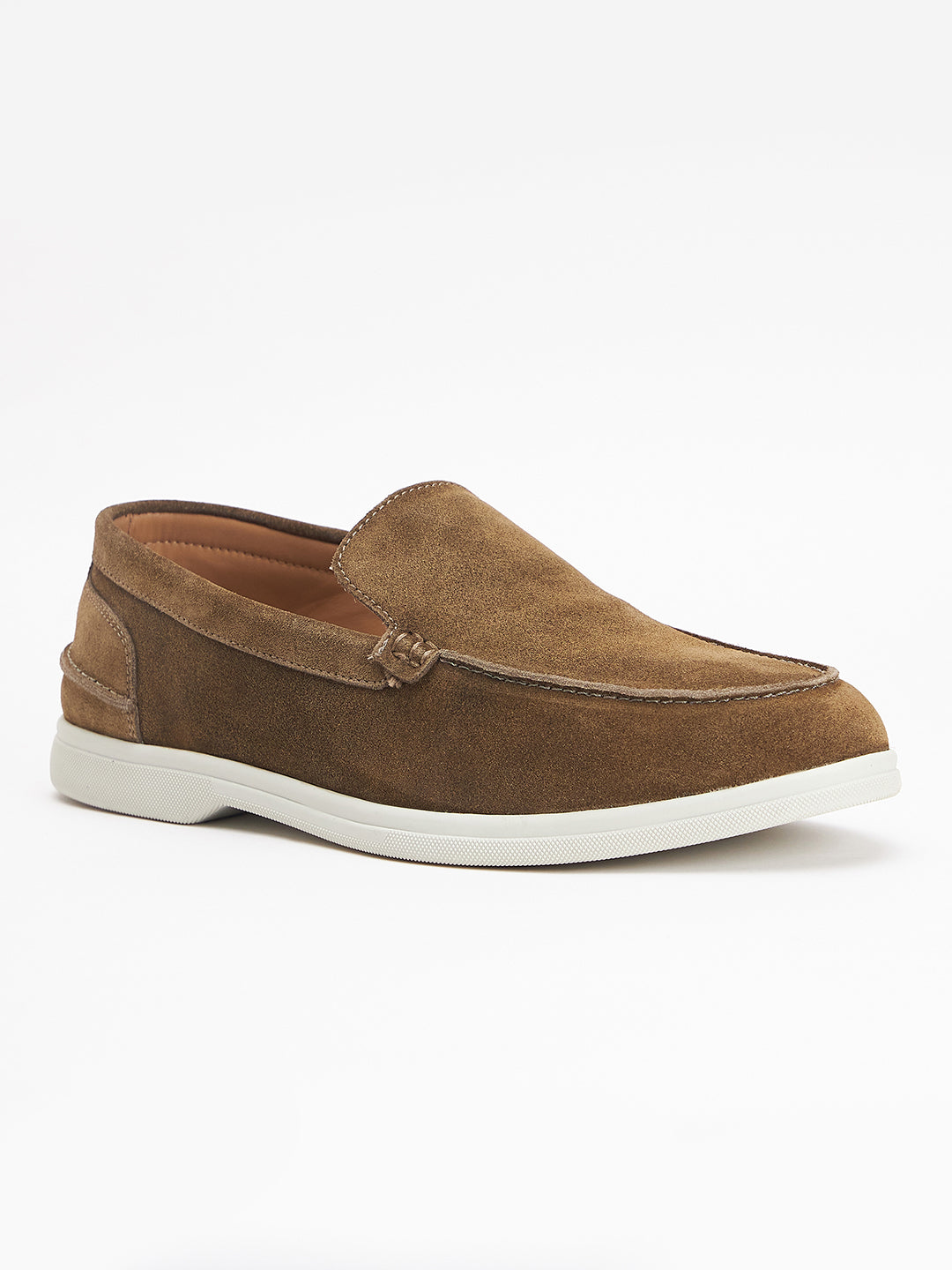 Mitchell Suede Leather Loafers - The Heels India