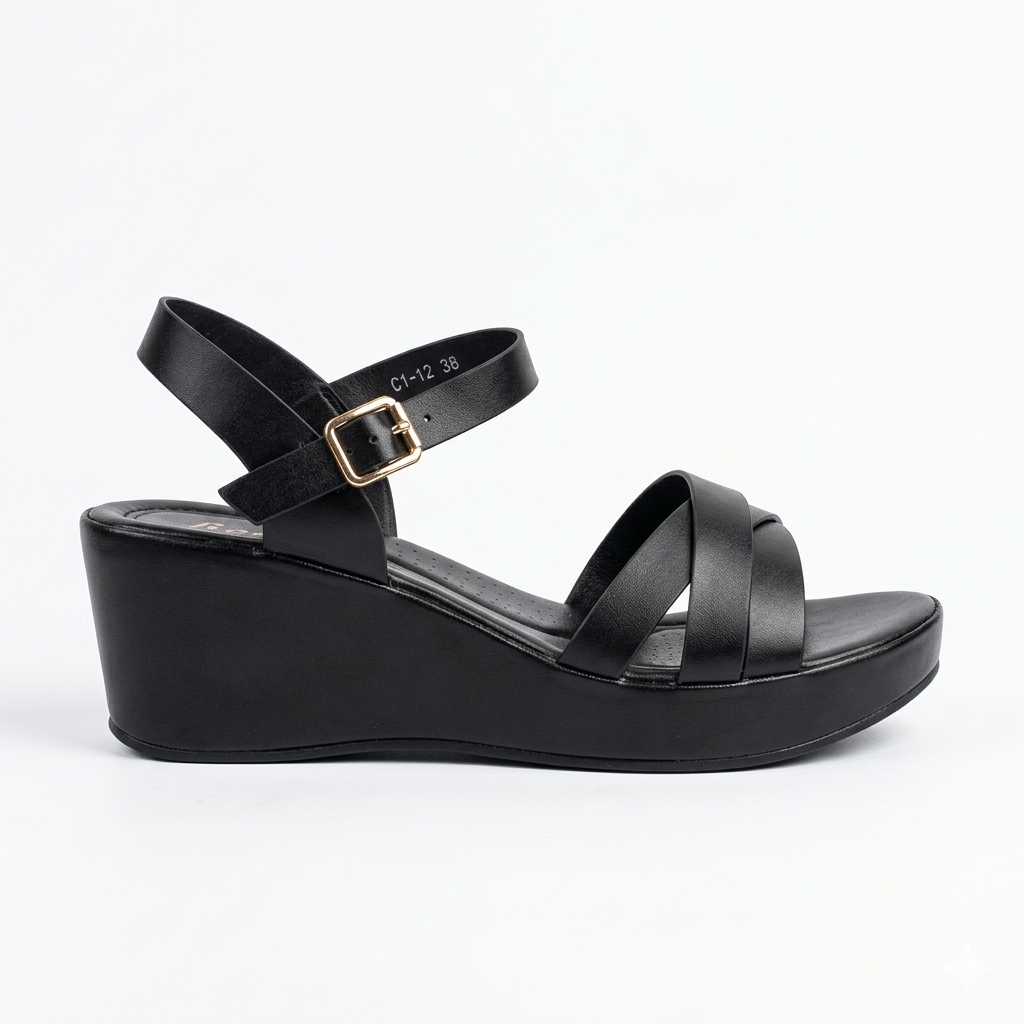 Tory Strappy Wedge Comfort Summer Sandals - The Heels India