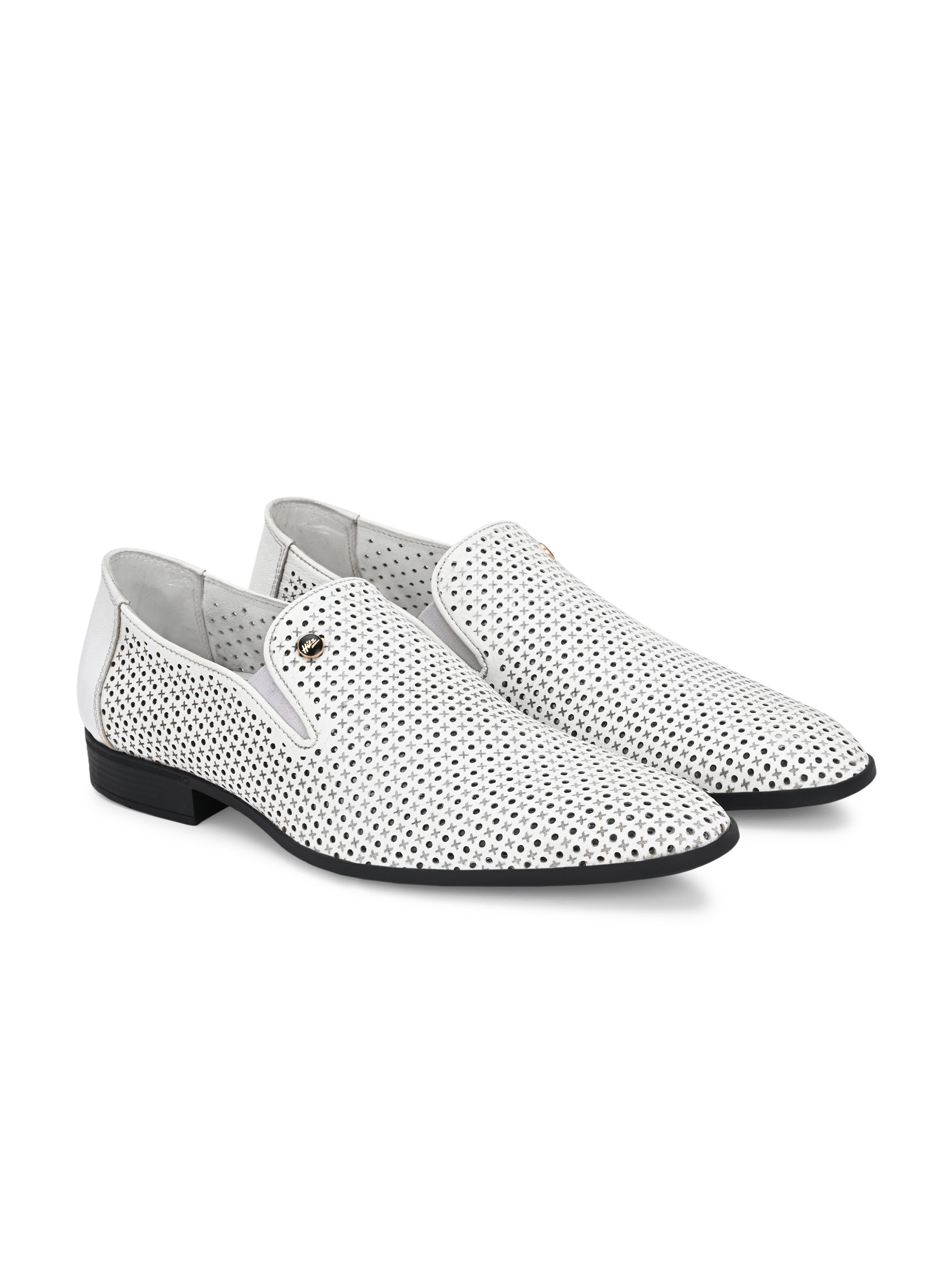 Kyros Perforated Leather Mocassins HT
