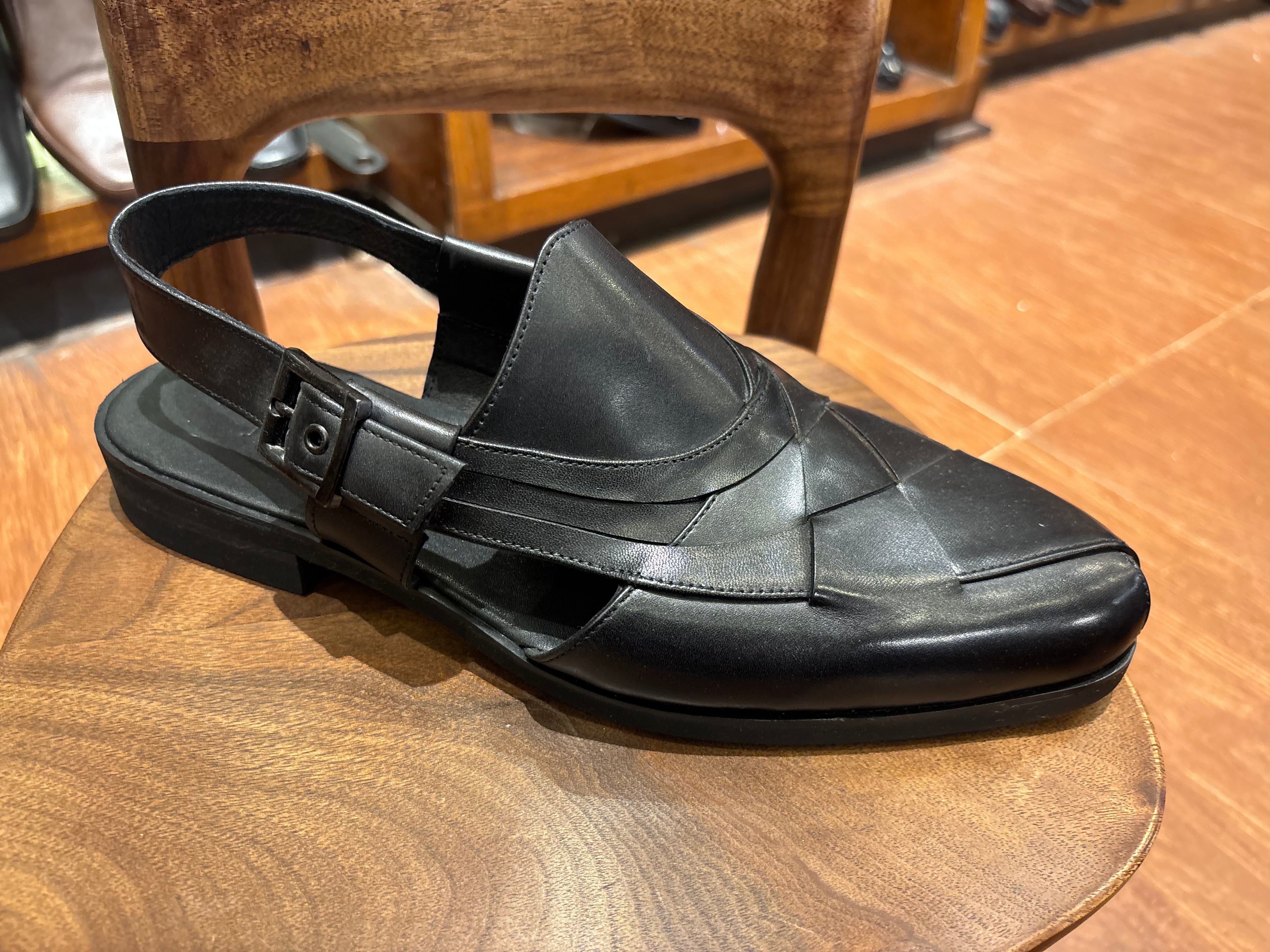 Declan Leather Ethnic Peshawari Sandals