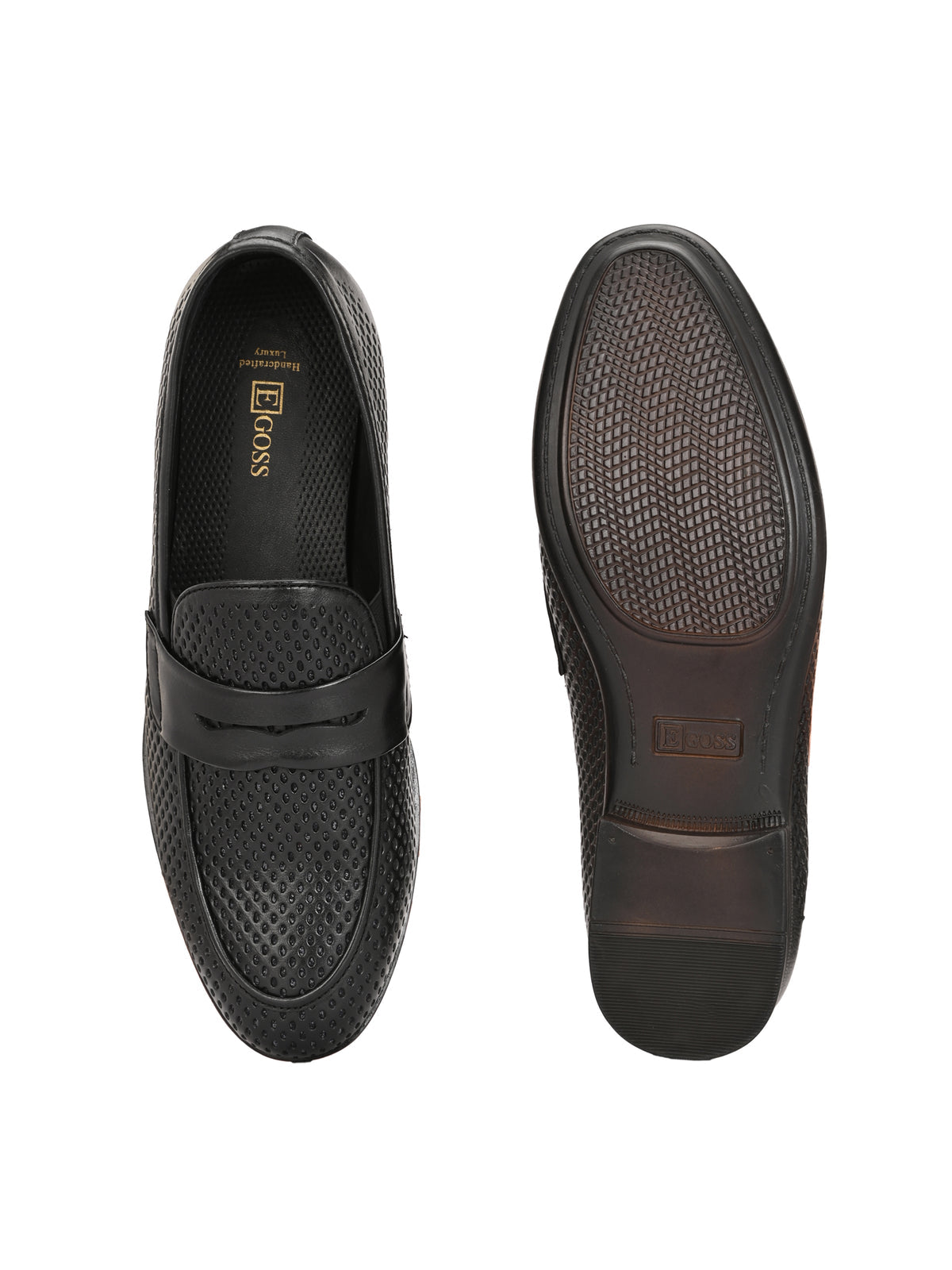 Markus Premium Leather Penny Perforated Loafers