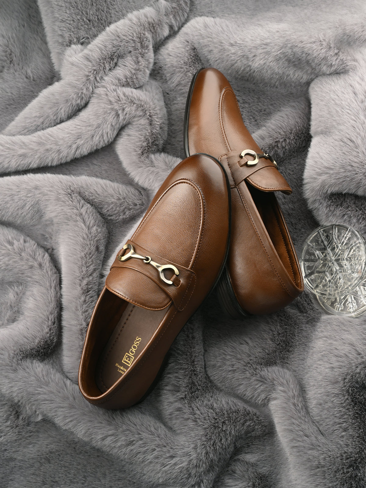 Reece Buckled Leather Loafers