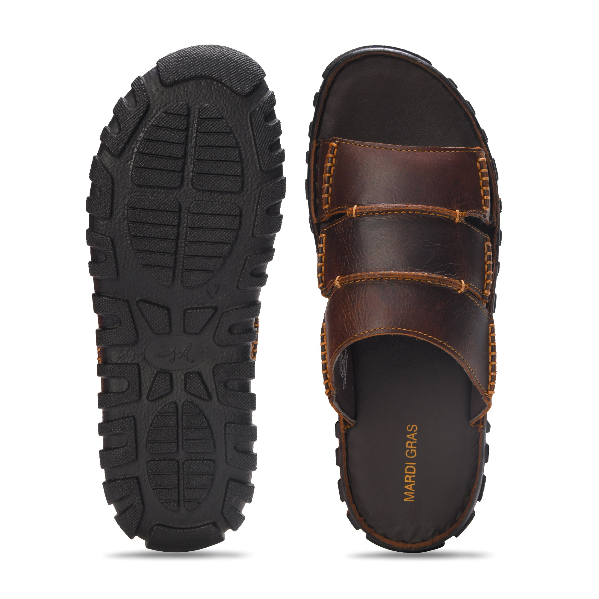Diego Leather Slippers - The Heels India