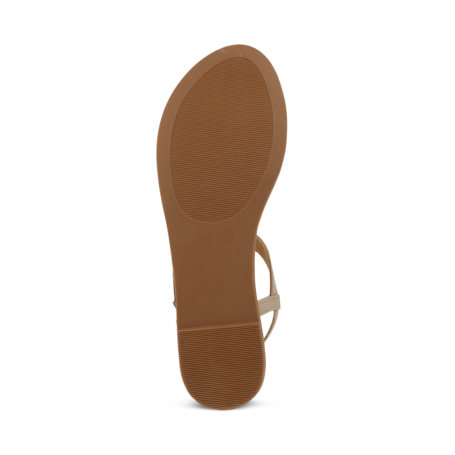 Diana Metallic Back Elastic Flat Sandals - The Heels India