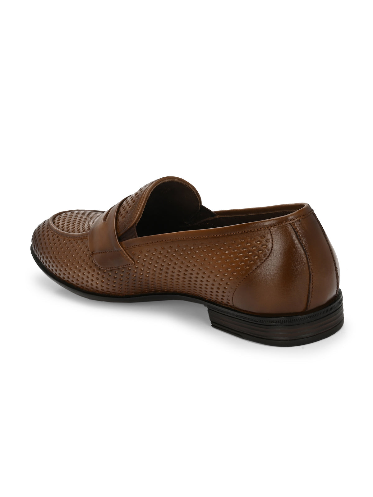 Markus Premium Leather Penny Perforated Loafers