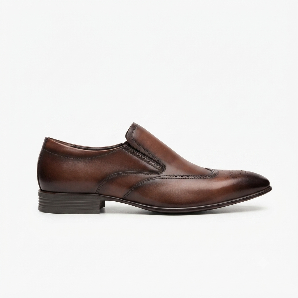 Malcolm Classic Premium Leather Semi Brogue