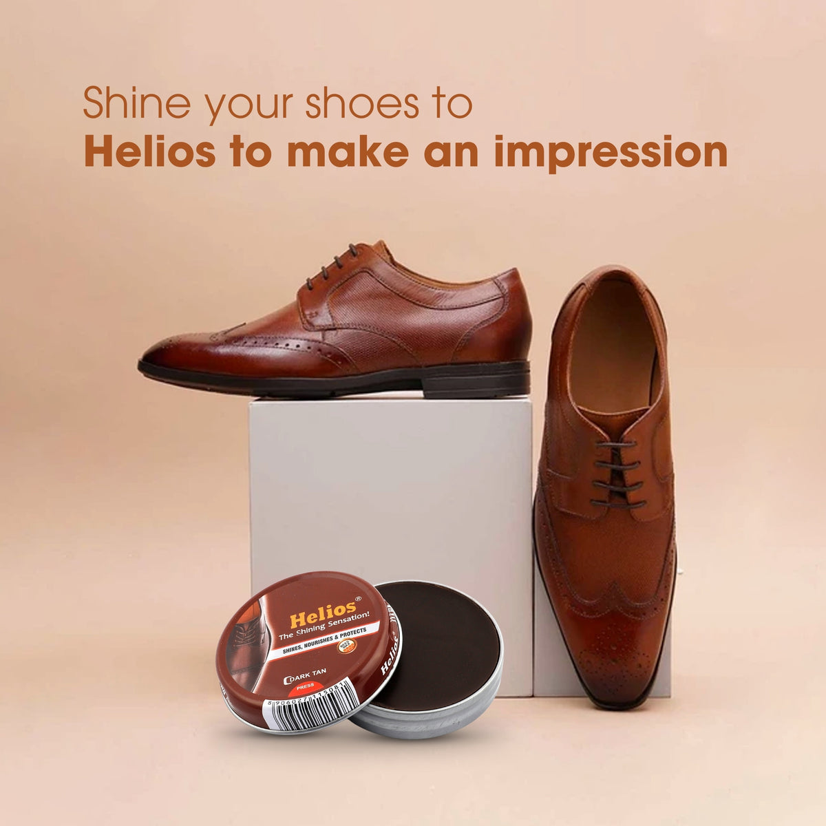 HELIOS WAX SHOE POLISH - 40 GM - The Heels India